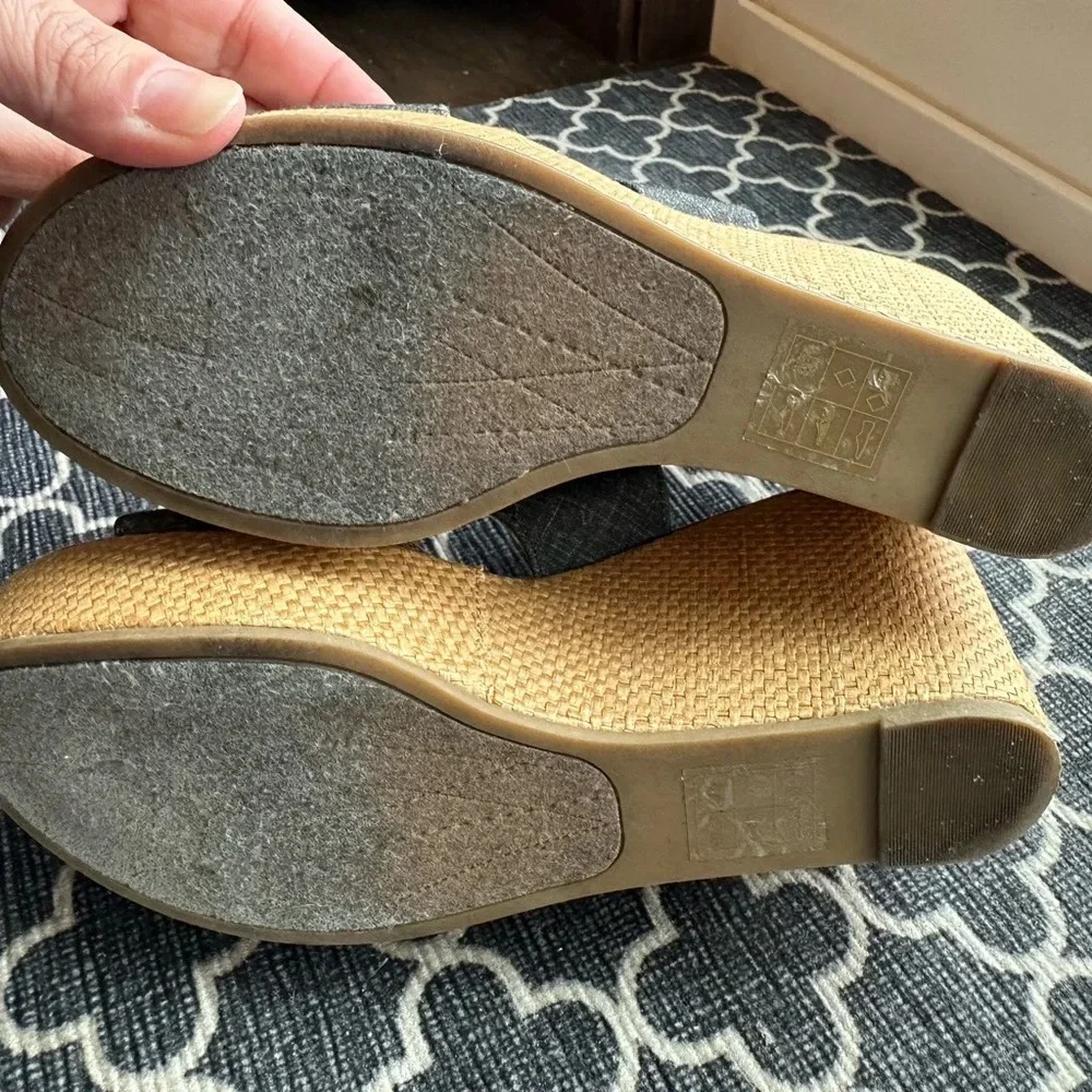 Dolce Vita Denim Cork Wedges- size 7.5W
